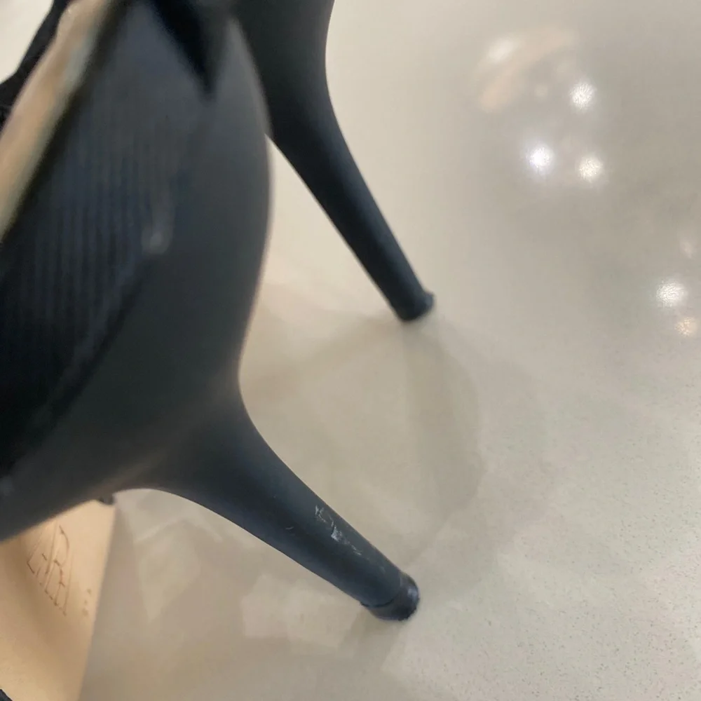 Zara, tiger print, ankle strapped pumps - Picture 6 of 6